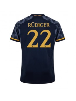 Billige Real Madrid Antonio Rudiger #22 Bortedrakt 2023-24 Kortermet